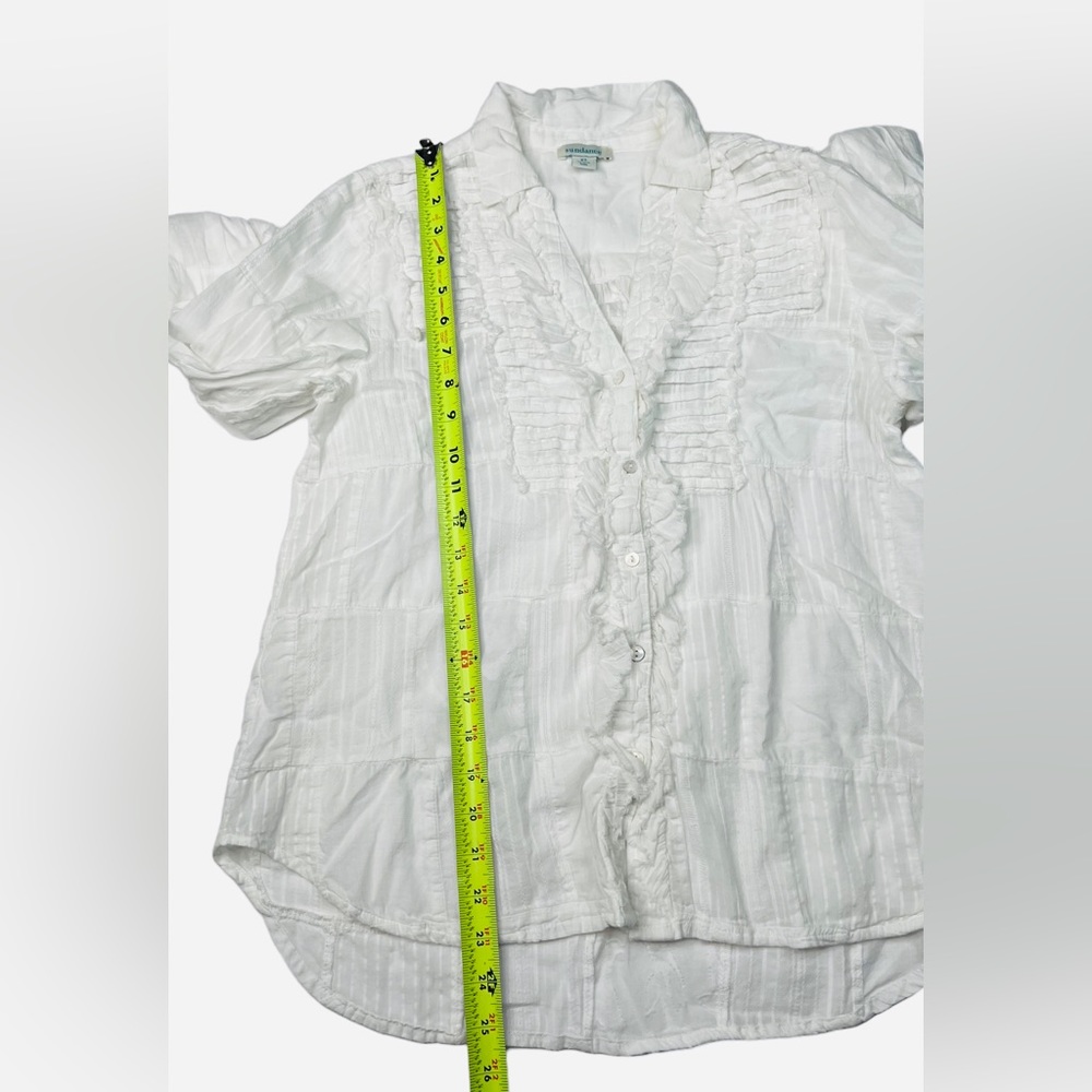 Sundance Size Xs Collar Patchwork Button Down Shi… - image 8